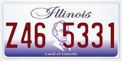 IL license plate Z465331