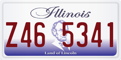 IL license plate Z465341