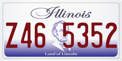 IL license plate Z465352