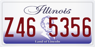 IL license plate Z465356