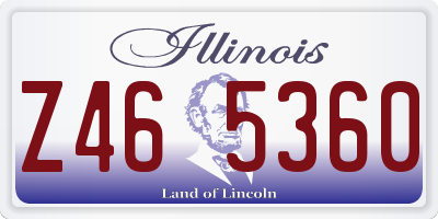 IL license plate Z465360