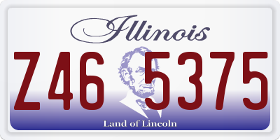 IL license plate Z465375