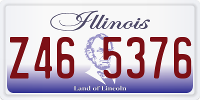 IL license plate Z465376