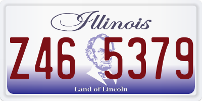 IL license plate Z465379