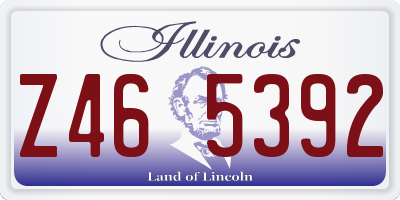 IL license plate Z465392
