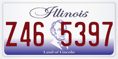 IL license plate Z465397