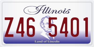 IL license plate Z465401