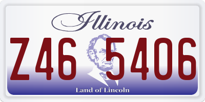IL license plate Z465406
