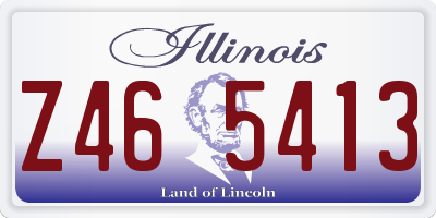 IL license plate Z465413