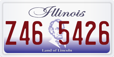 IL license plate Z465426