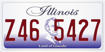 IL license plate Z465427