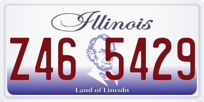 IL license plate Z465429