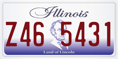 IL license plate Z465431