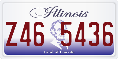 IL license plate Z465436