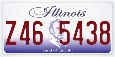 IL license plate Z465438