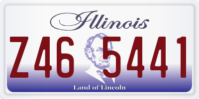 IL license plate Z465441