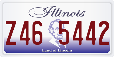 IL license plate Z465442