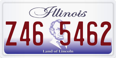 IL license plate Z465462