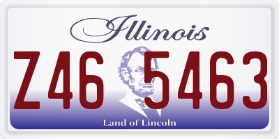 IL license plate Z465463