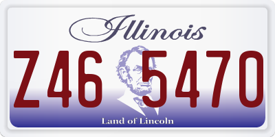 IL license plate Z465470