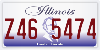 IL license plate Z465474