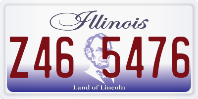 IL license plate Z465476