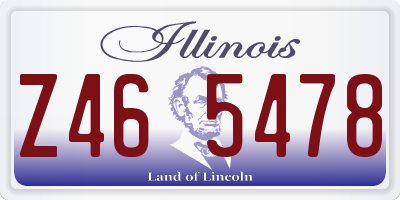 IL license plate Z465478