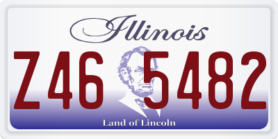 IL license plate Z465482