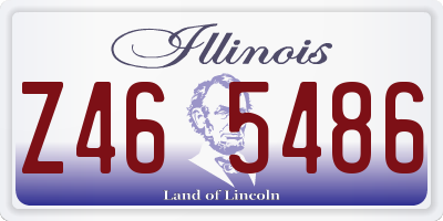 IL license plate Z465486