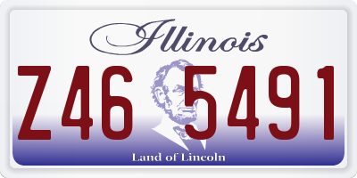IL license plate Z465491