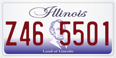 IL license plate Z465501