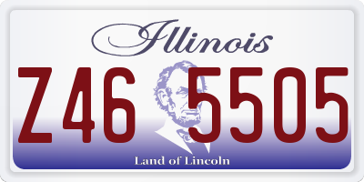 IL license plate Z465505
