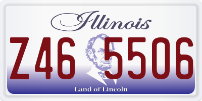 IL license plate Z465506