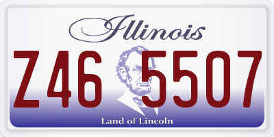 IL license plate Z465507