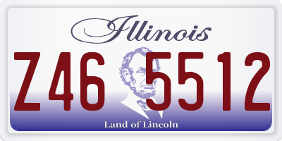 IL license plate Z465512