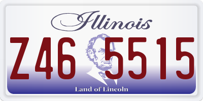 IL license plate Z465515