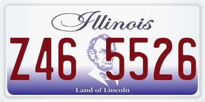 IL license plate Z465526