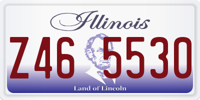IL license plate Z465530