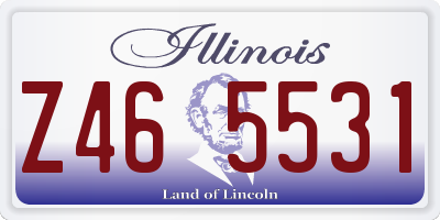 IL license plate Z465531