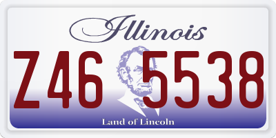 IL license plate Z465538