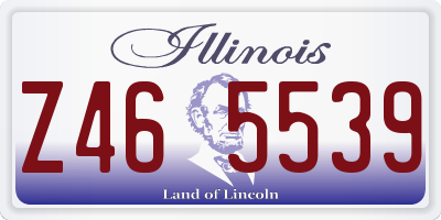 IL license plate Z465539