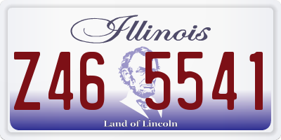 IL license plate Z465541