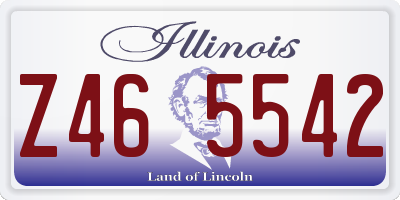 IL license plate Z465542