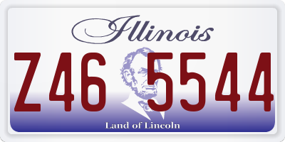 IL license plate Z465544
