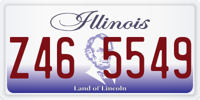 IL license plate Z465549