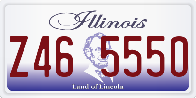 IL license plate Z465550