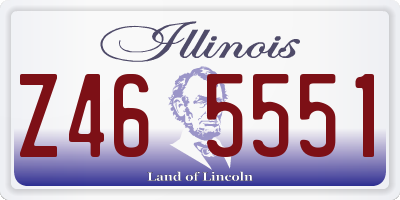 IL license plate Z465551