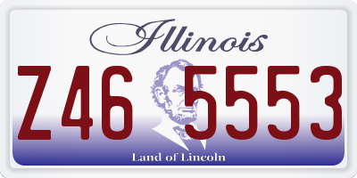 IL license plate Z465553