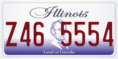IL license plate Z465554