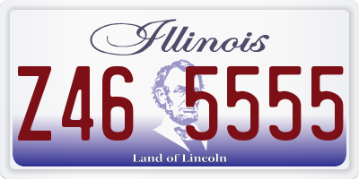 IL license plate Z465555